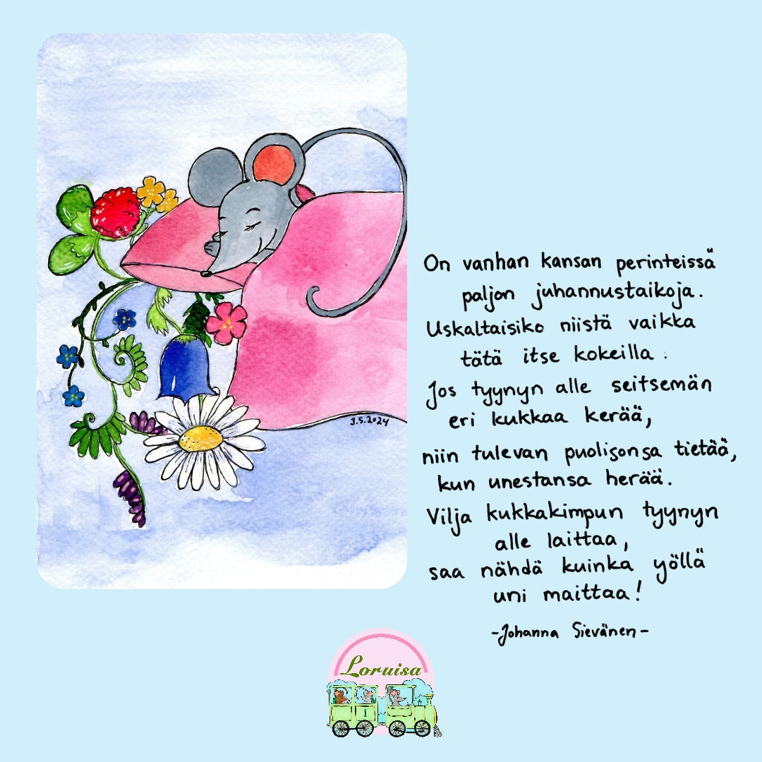 Hiirten juhannus -lorukortit tiedostona