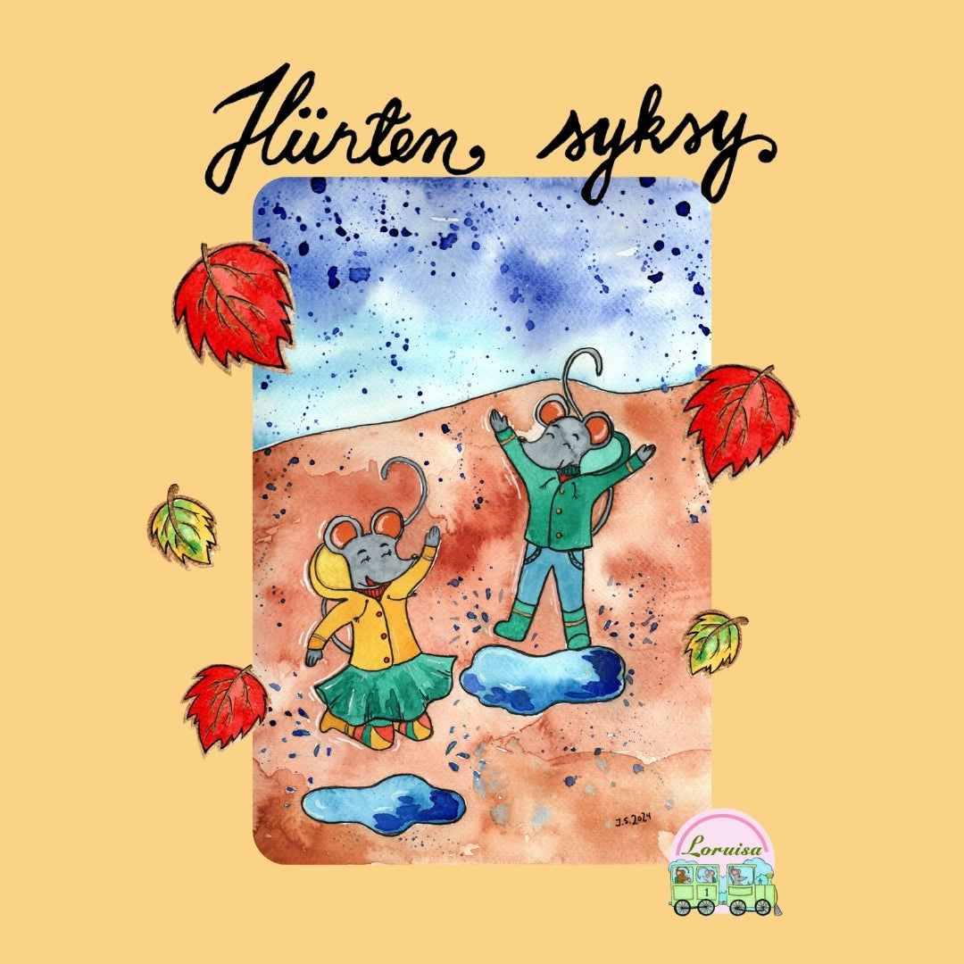 Hiirten syksy -lorukortit tiedostona