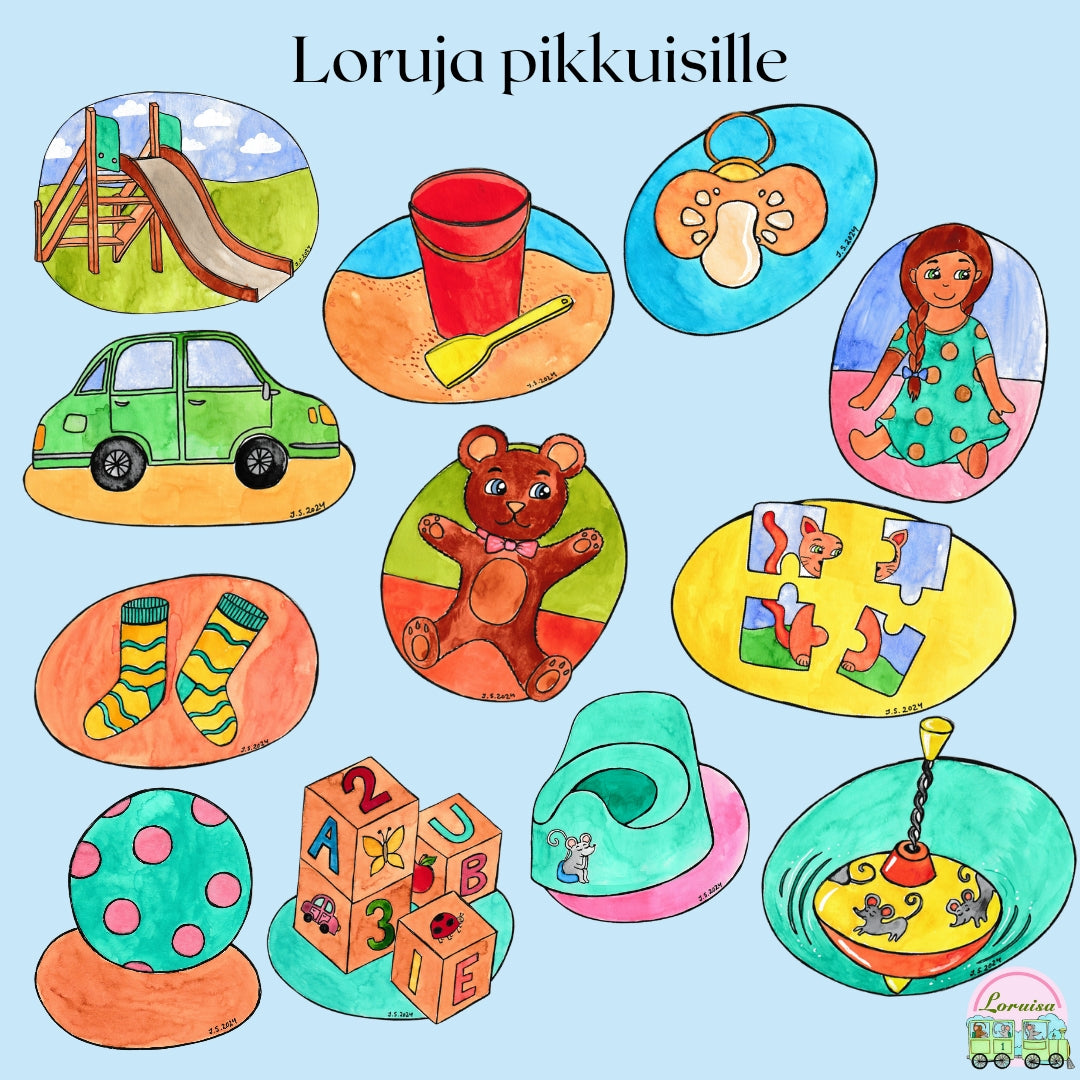Loruja pikkuisille lorukortit