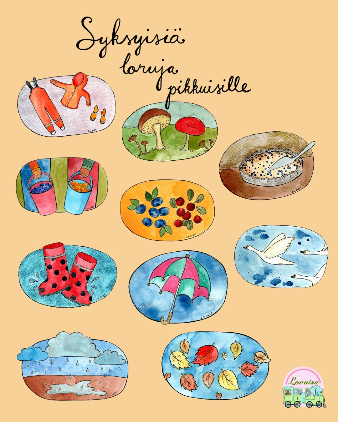 Syksyisiä loruja pikkuisille