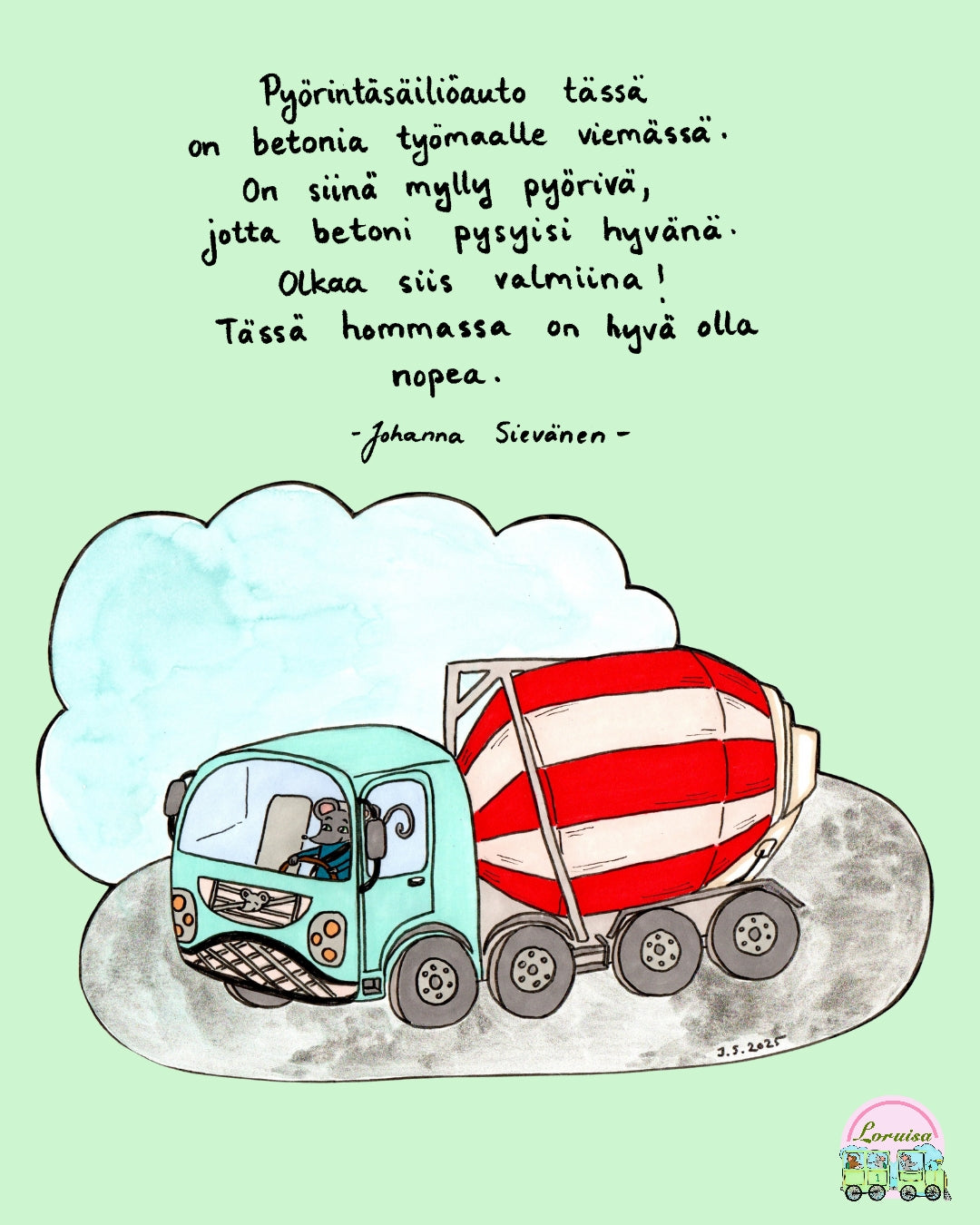 Hiirten työkoneita esimerkkiloru