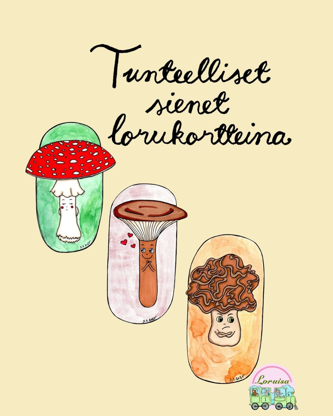 Tunteelliset sienet lorukortteina