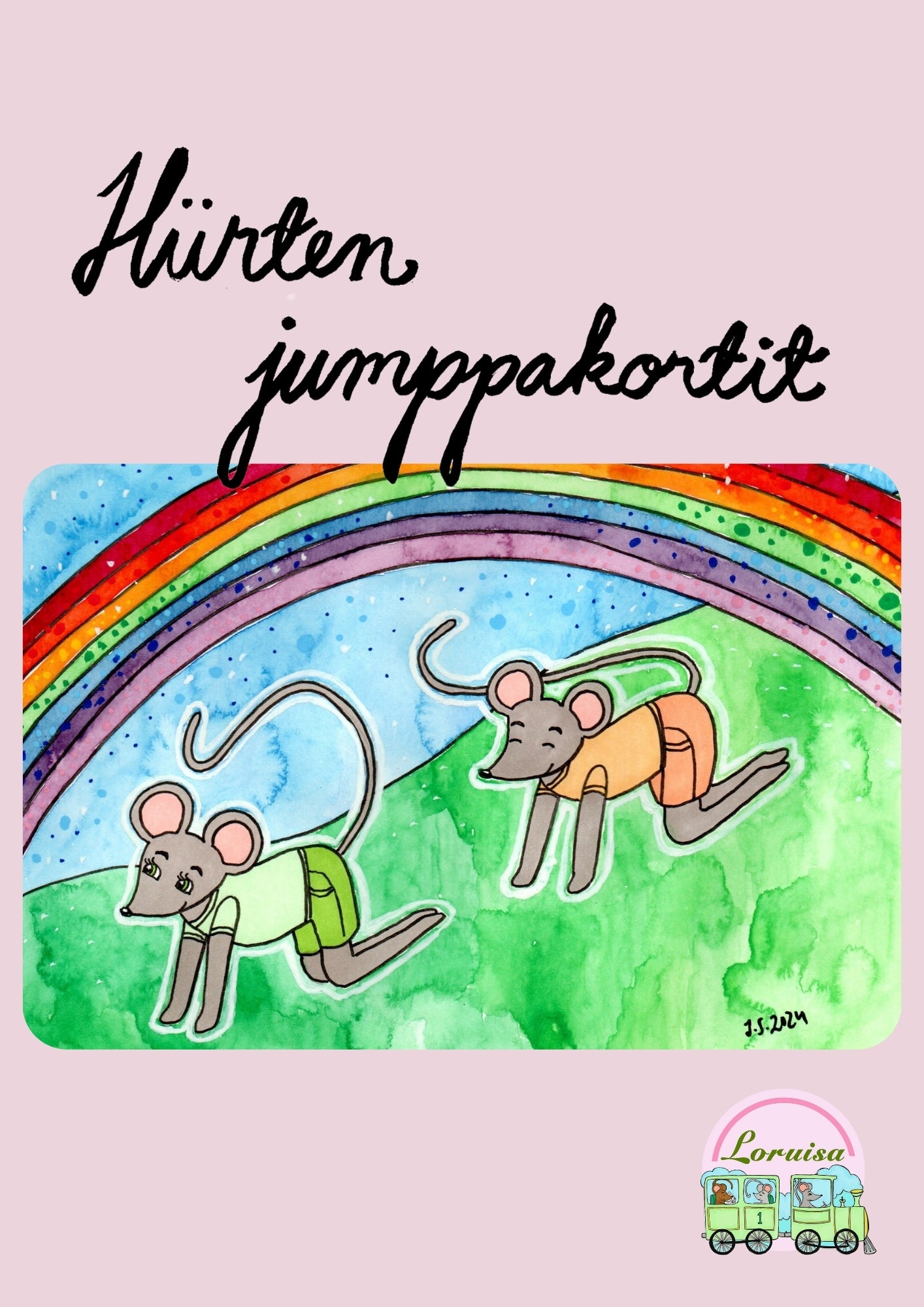 Hiirten jumppakortit tiedostona