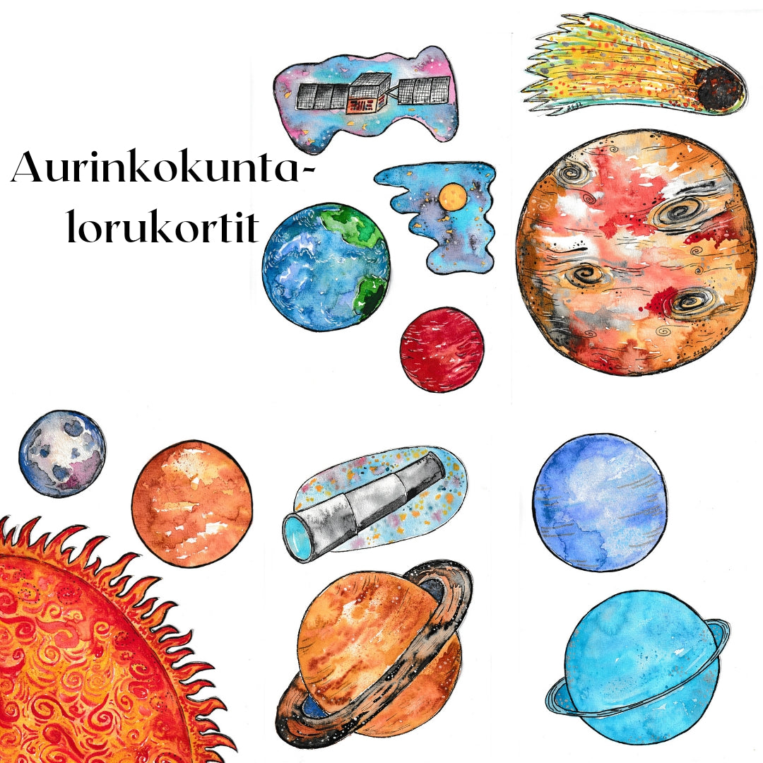 Aurinkokunta-lorukortit