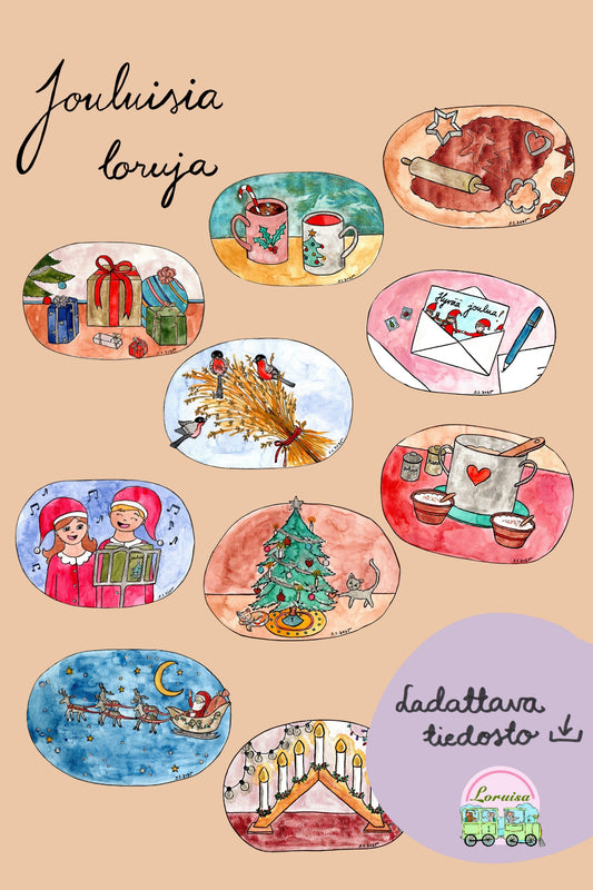 Jouluisia loruja tiedostona