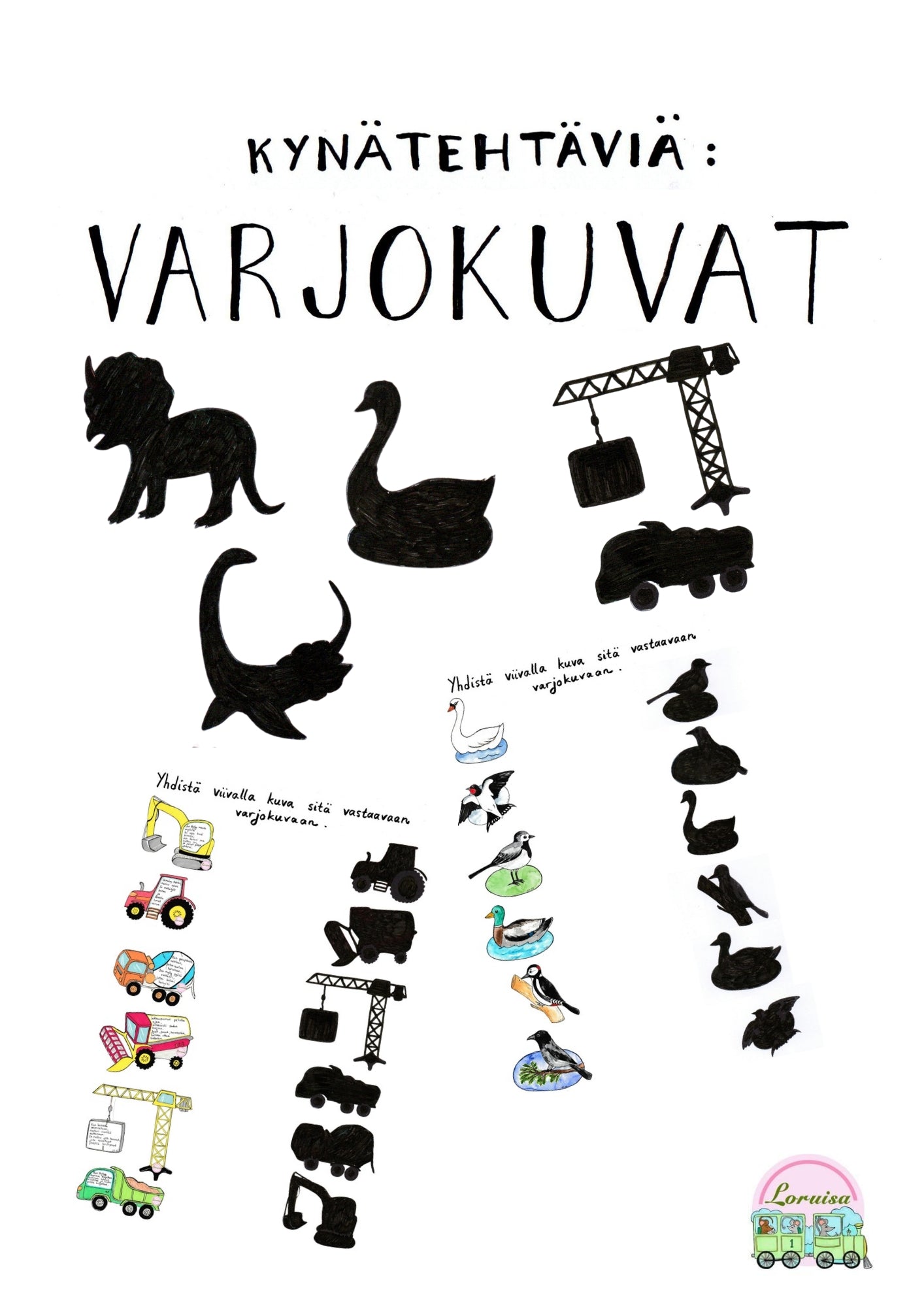 Kynätehtäviä: Varjokuvat