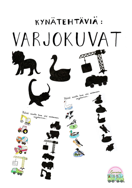 Kynätehtäviä: Varjokuvat