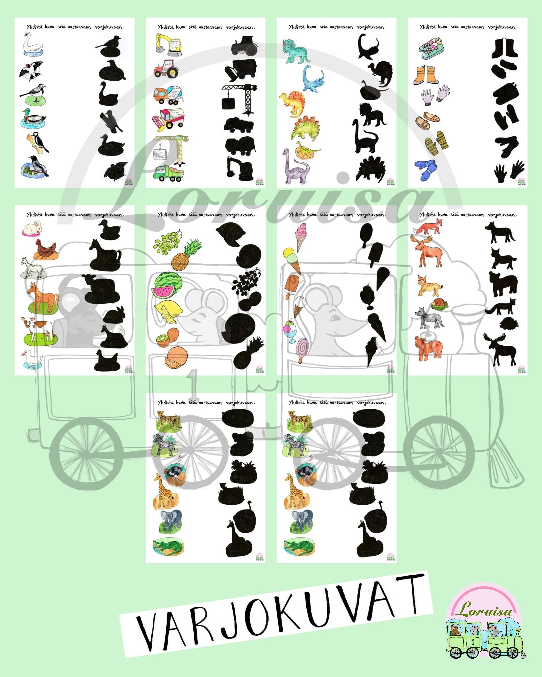 Kynätehtäviä: Varjokuvat