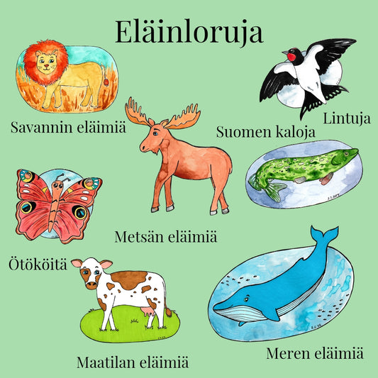 Eläinloruja tiedostoina
