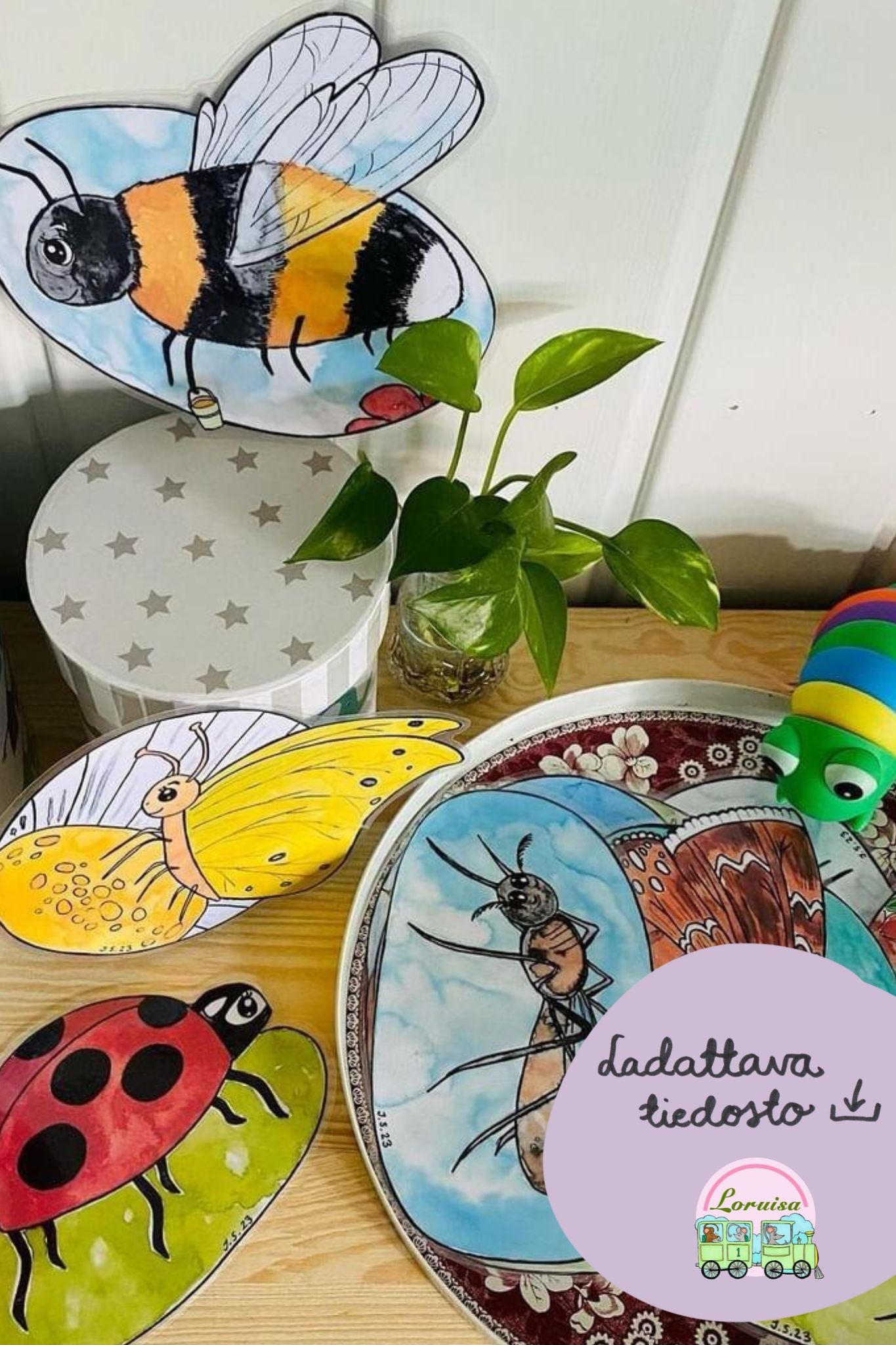 Ötököitä lorukortit tiedostona